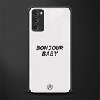 bonjour baby glass case for samsung galaxy s20 fe image