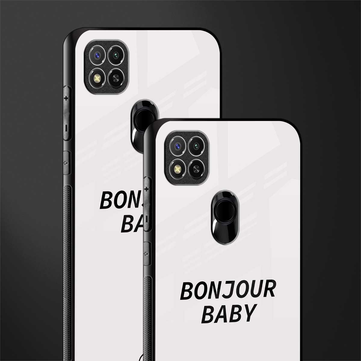 bonjour baby glass case for redmi 9c image-2
