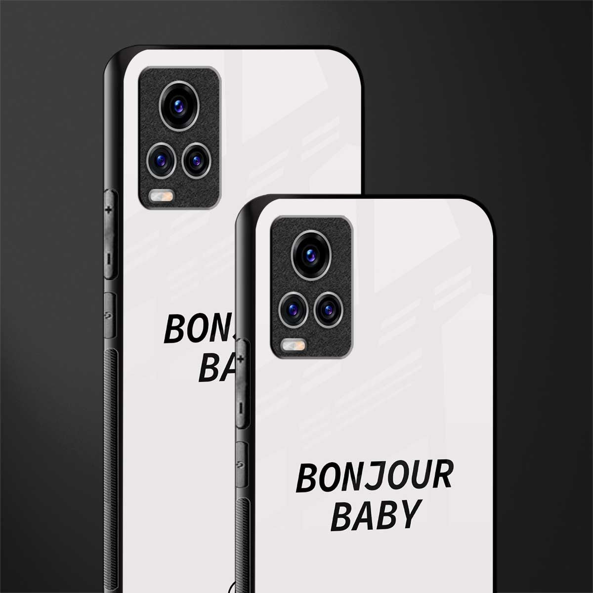 bonjour baby glass case for vivo v20 pro image-2