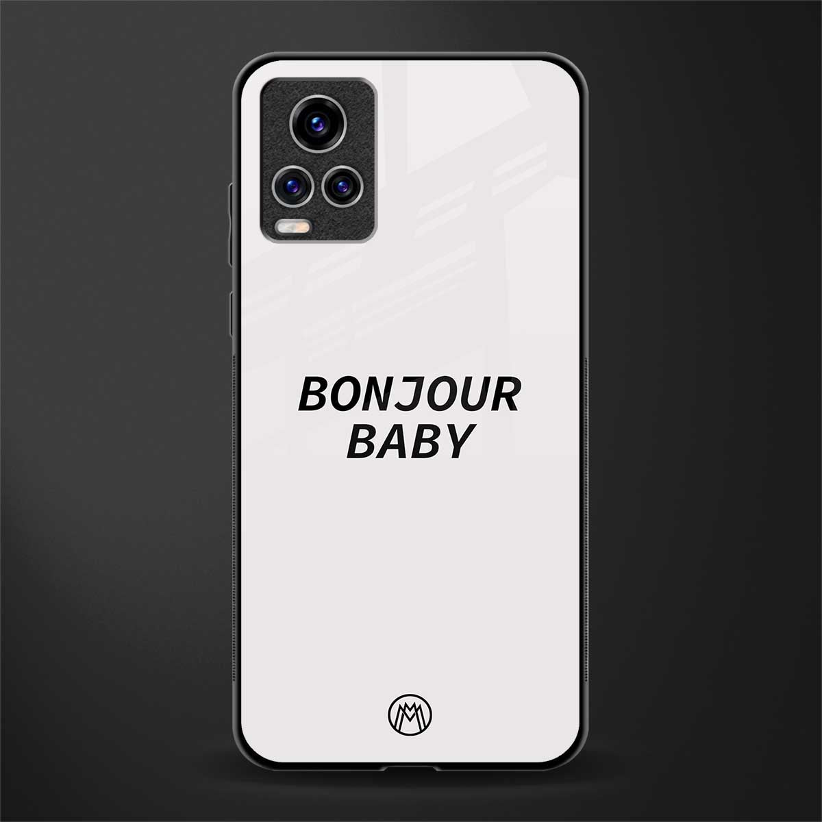 bonjour baby glass case for vivo v20 pro image