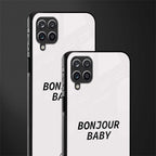 bonjour baby glass case for samsung galaxy a12 image-2