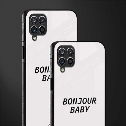 bonjour baby glass case for samsung galaxy a12 image-2