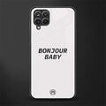 bonjour baby glass case for samsung galaxy a12 image