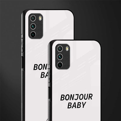 bonjour baby glass case for poco m3 image-2