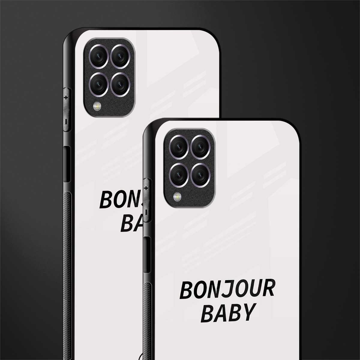 bonjour baby glass case for samsung galaxy f62 image-2