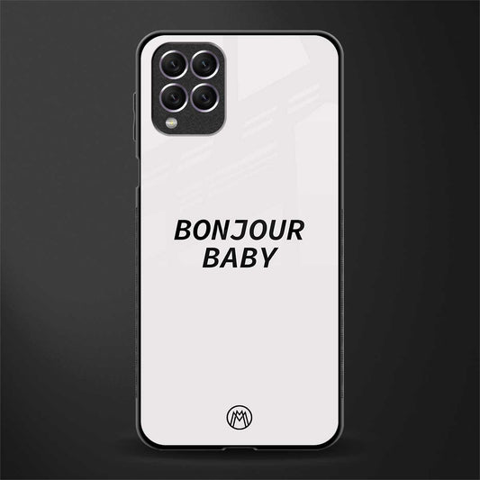 bonjour baby glass case for samsung galaxy f62 image