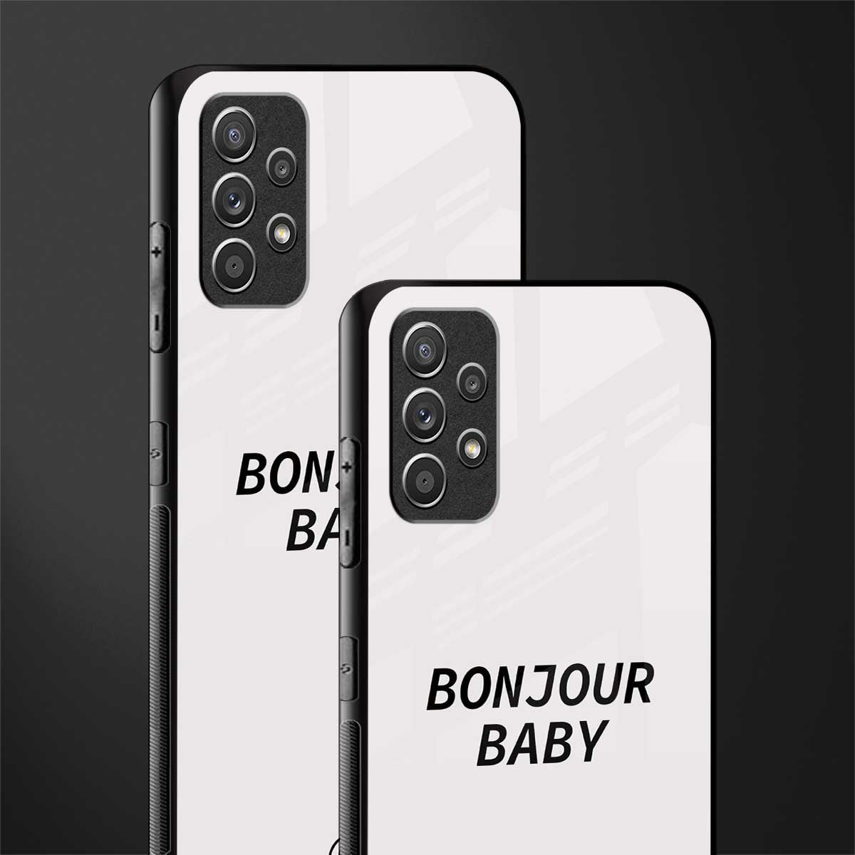 bonjour baby glass case for samsung galaxy a32 4g image-2