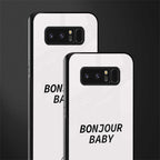 bonjour baby glass case for samsung galaxy note 8 image-2