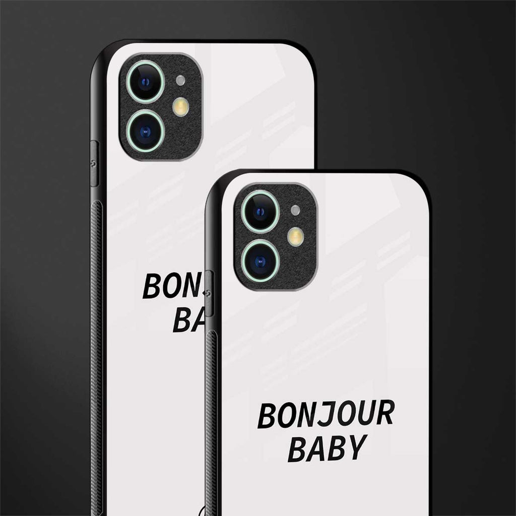 bonjour baby glass case for iphone 11 image-2