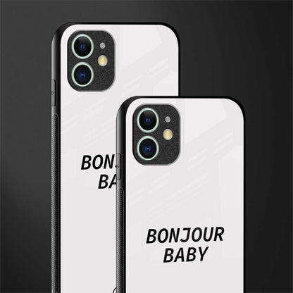 bonjour baby glass case for iphone 12 mini image-2
