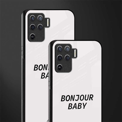 bonjour baby glass case for oppo f19 pro image-2