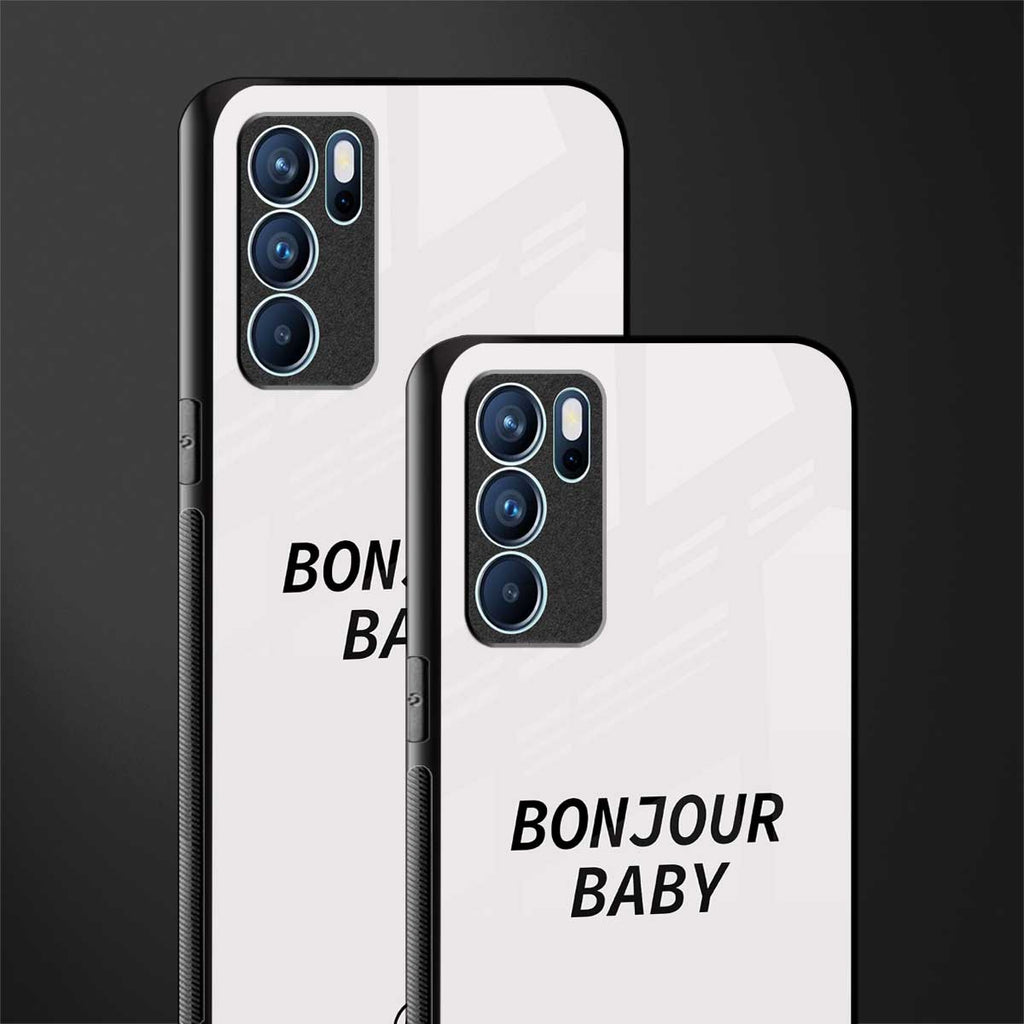 bonjour baby glass case for oppo reno6 pro 5g image-2