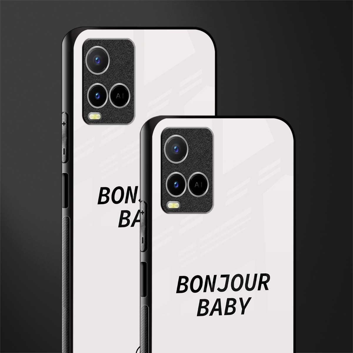bonjour baby glass case for vivo y21s image-2