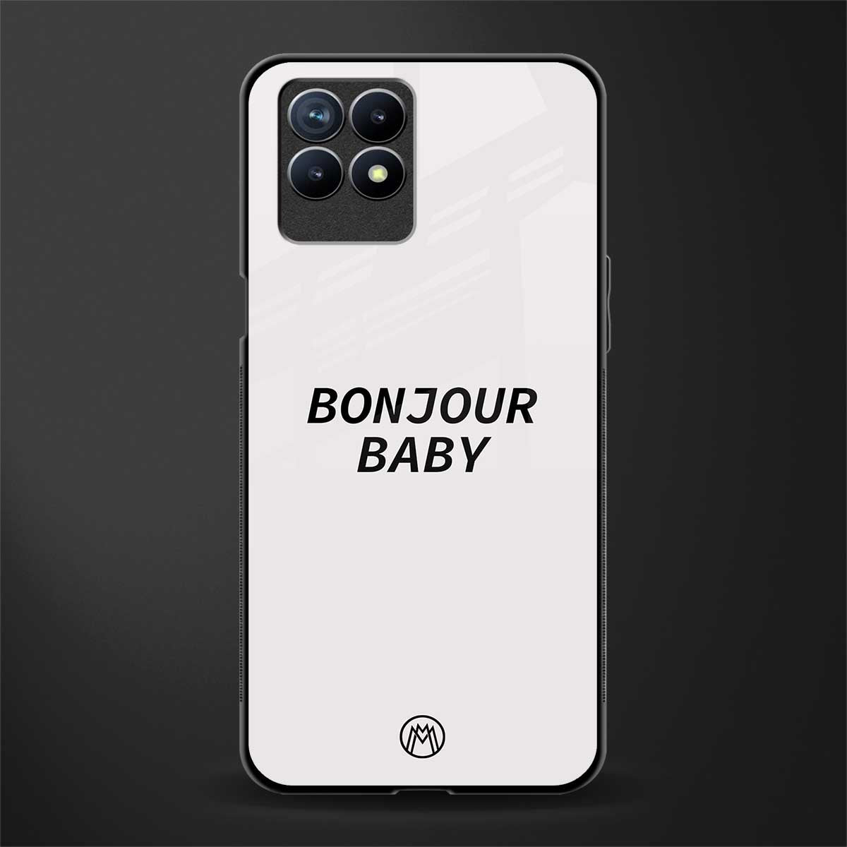 bonjour baby glass case for realme 8i image