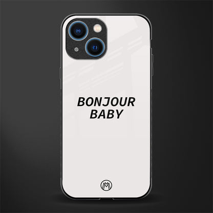 bonjour baby glass case for iphone 13 mini image