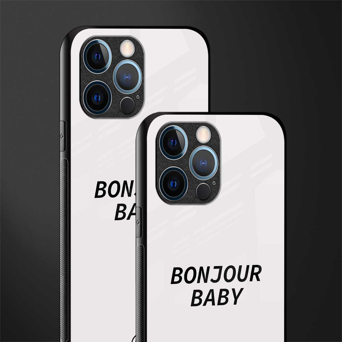 bonjour baby glass case for iphone 12 pro image-2