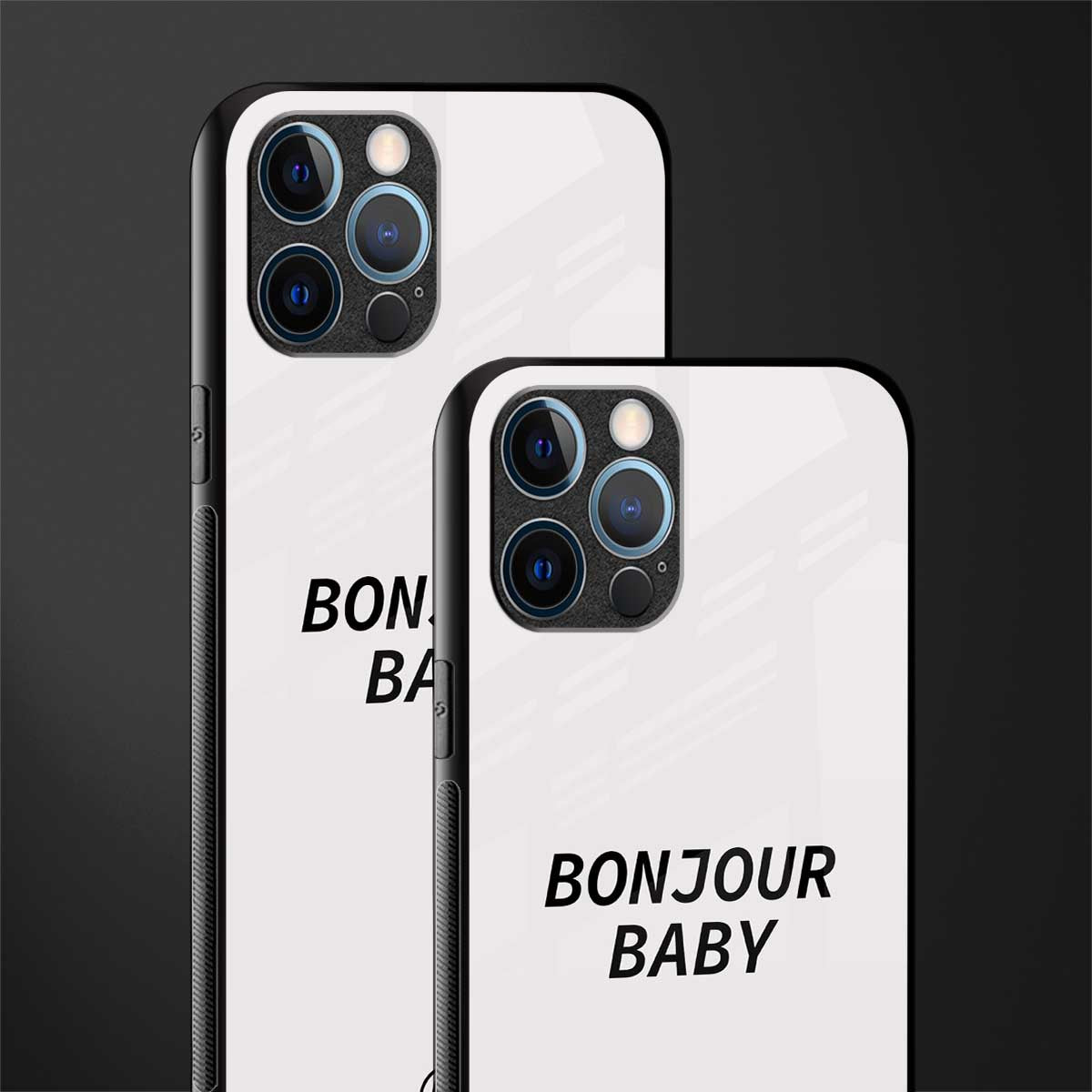 bonjour baby glass case for iphone 12 pro max image-2