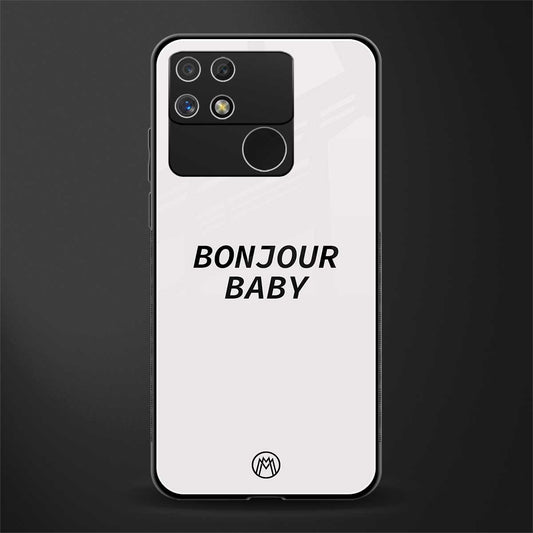 bonjour baby back phone cover | glass case for realme narzo 50a