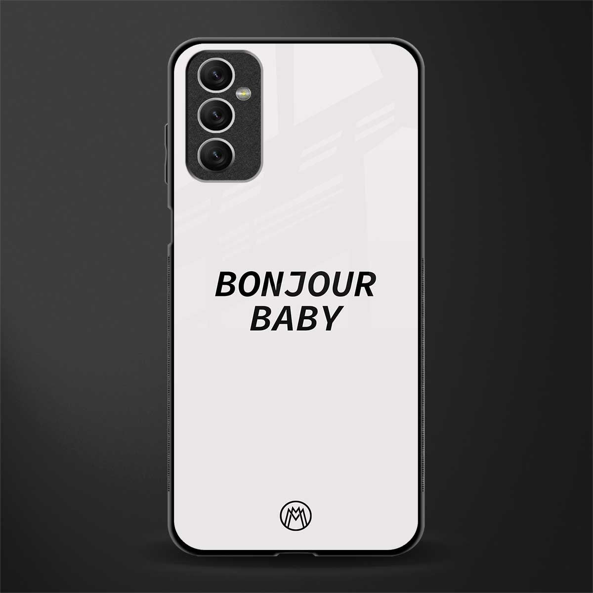 bonjour baby glass case for samsung galaxy m52 5g image