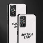 bonjour baby glass case for redmi 10 prime image-2