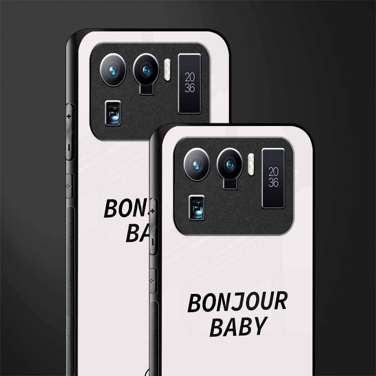 bonjour baby glass case for mi 11 ultra 5g image-2