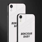 bonjour baby glass case for iphone xr image-2