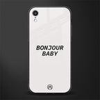 bonjour baby glass case for iphone xr image