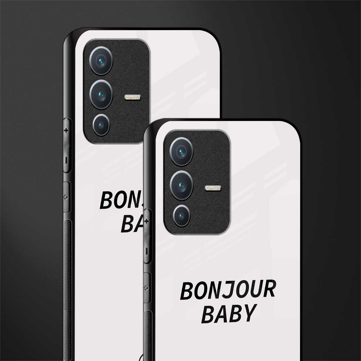 bonjour baby glass case for vivo v23 5g image-2