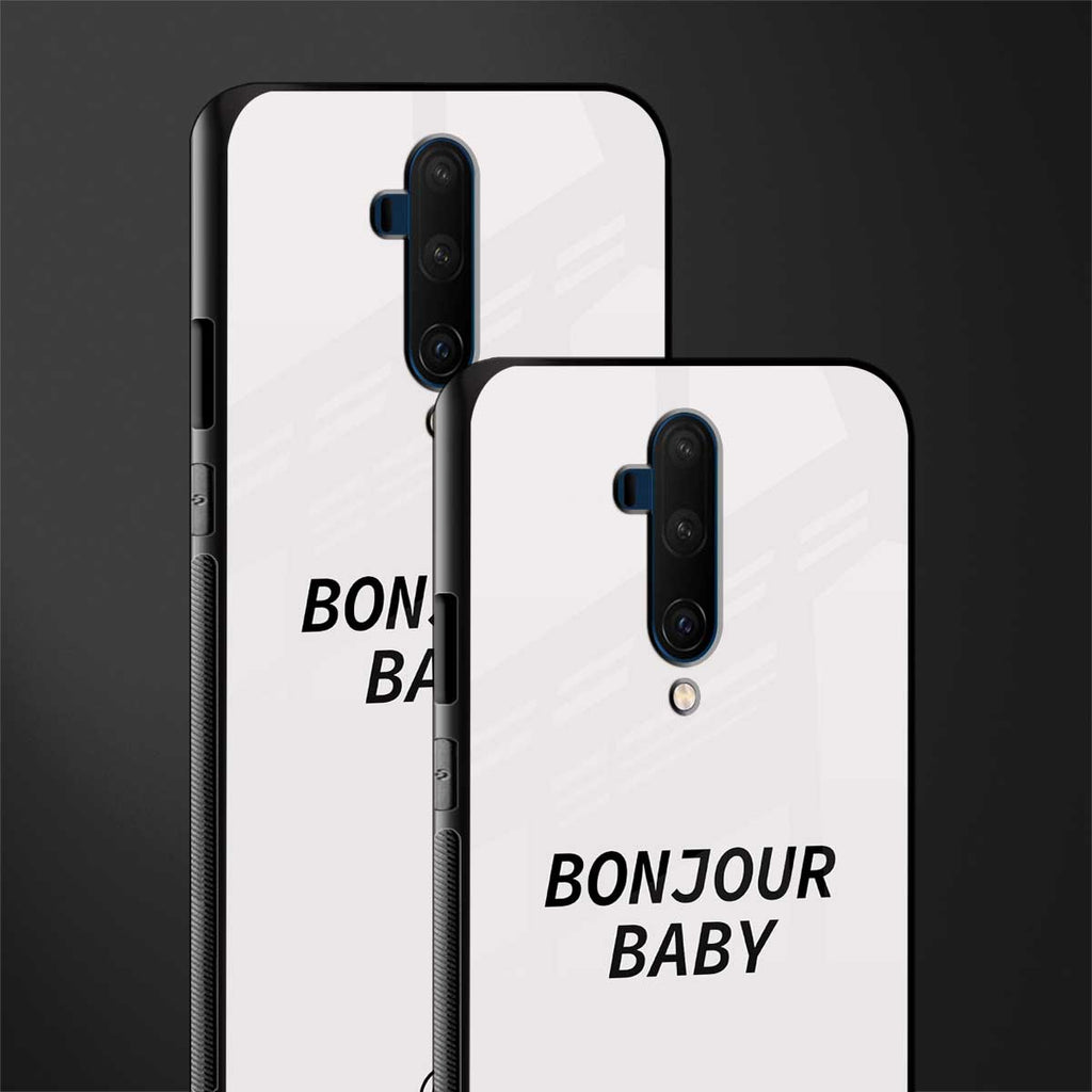 bonjour baby glass case for oneplus 7t pro image-2