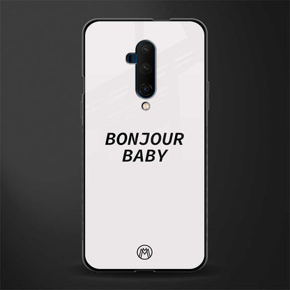 bonjour baby glass case for oneplus 7t pro image