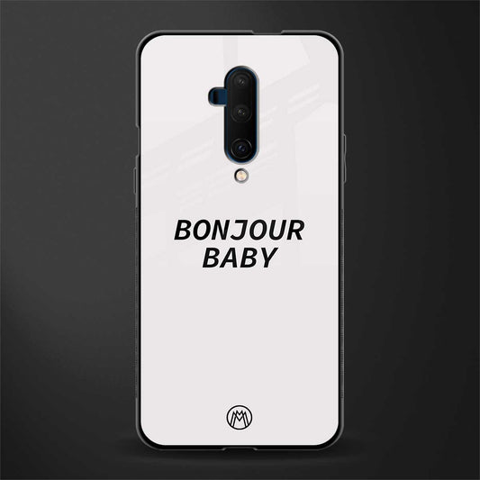 bonjour baby glass case for oneplus 7t pro image