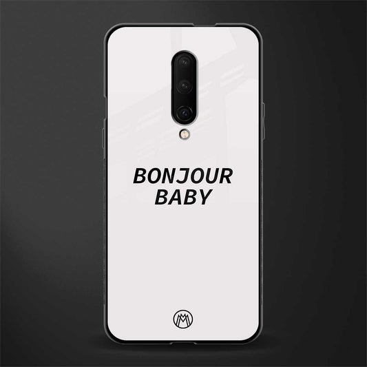 bonjour baby glass case for oneplus 7 pro image