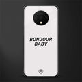 bonjour baby glass case for oneplus 7t image
