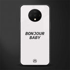 bonjour baby glass case for oneplus 7t image