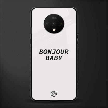 bonjour baby glass case for oneplus 7t image