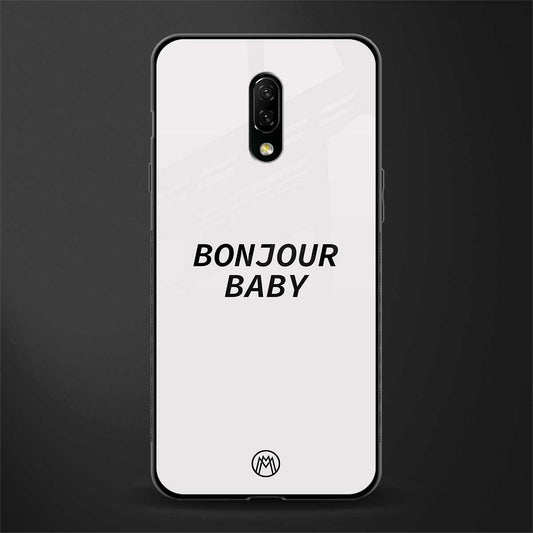 bonjour baby glass case for oneplus 7 image
