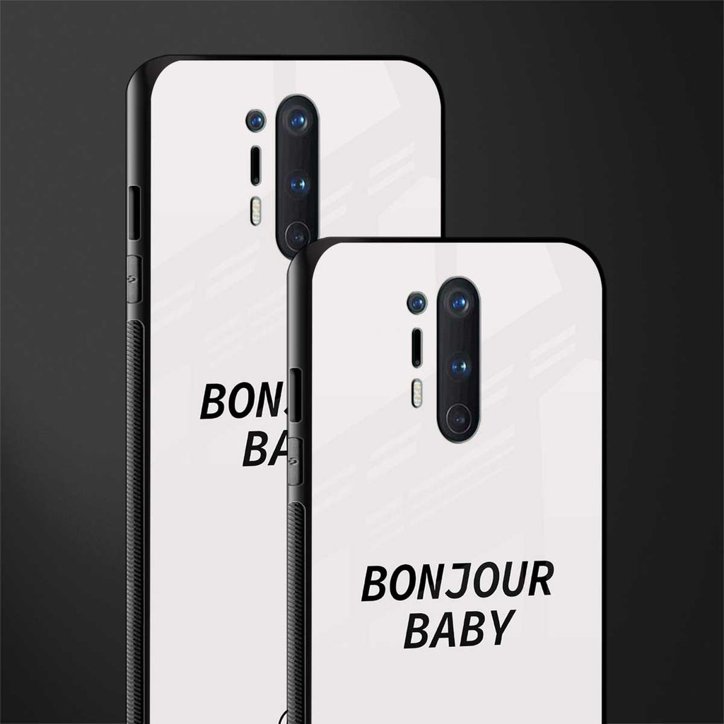 bonjour baby glass case for oneplus 8 pro image-2