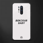 bonjour baby glass case for oneplus 8 pro image