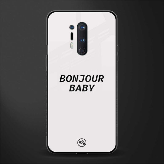 bonjour baby glass case for oneplus 8 pro image