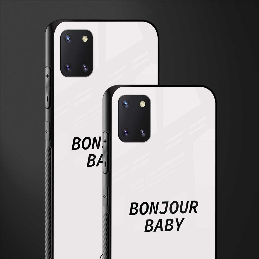 bonjour baby glass case for samsung galaxy note 10 lite image-2