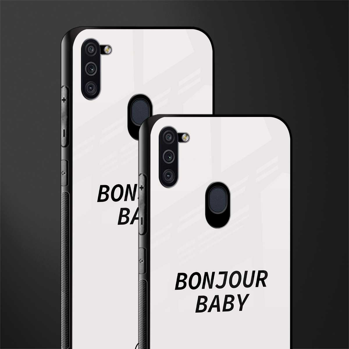 bonjour baby glass case for samsung galaxy m11 image-2