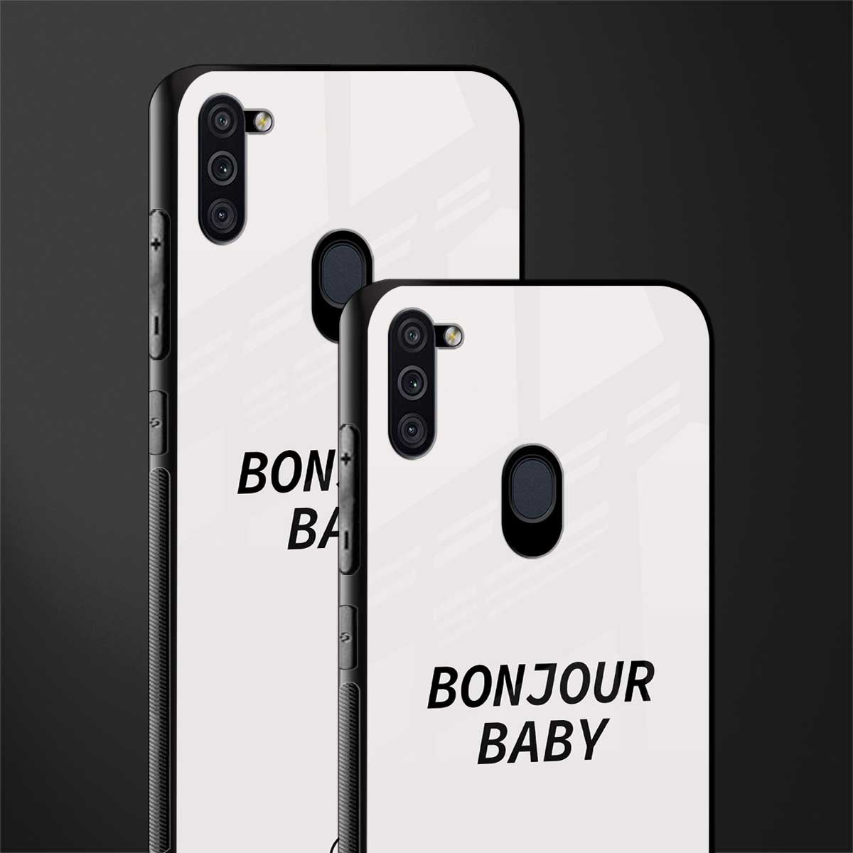 bonjour baby glass case for samsung a11 image-2