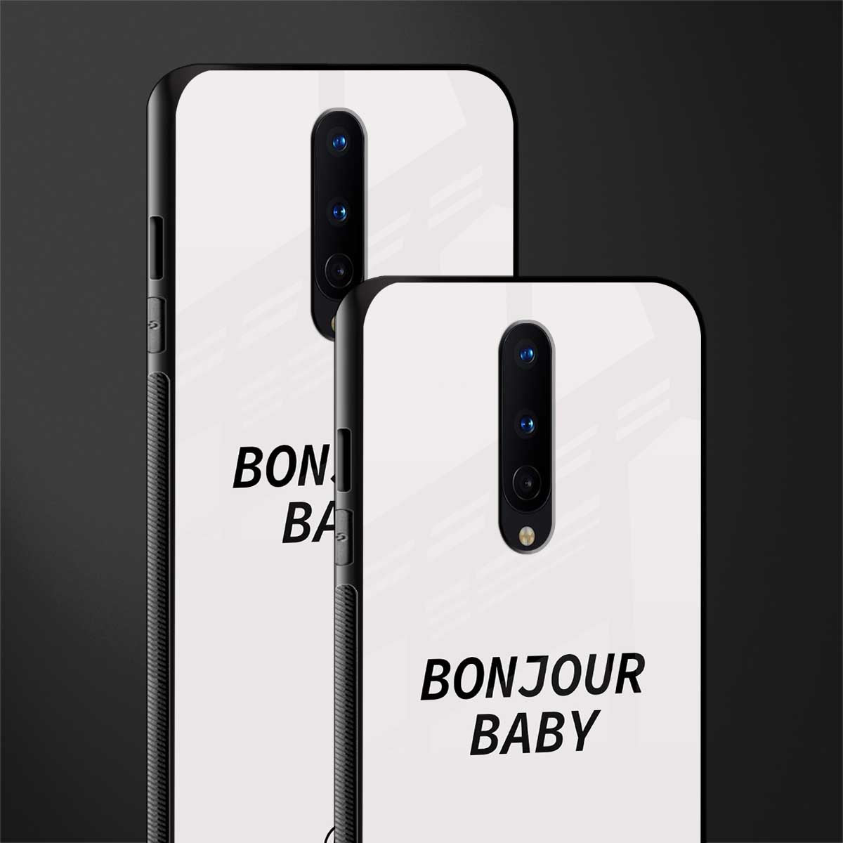 bonjour baby glass case for oneplus 8 image-2