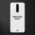 bonjour baby glass case for oneplus 8 image