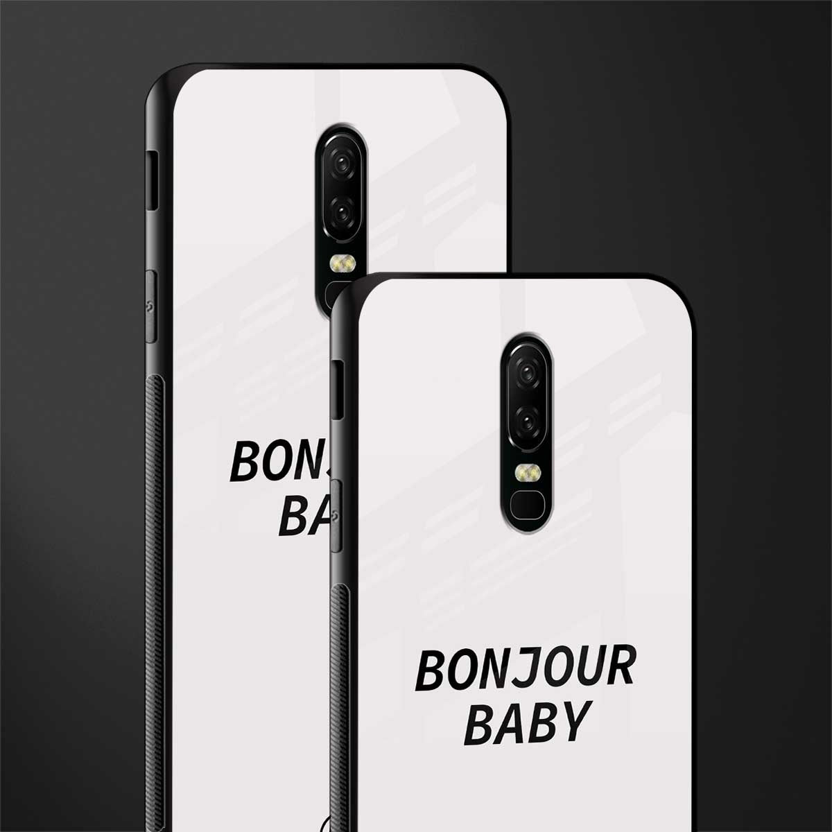 bonjour baby glass case for oneplus 6 image-2