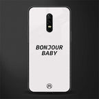 bonjour baby glass case for oneplus 6 image