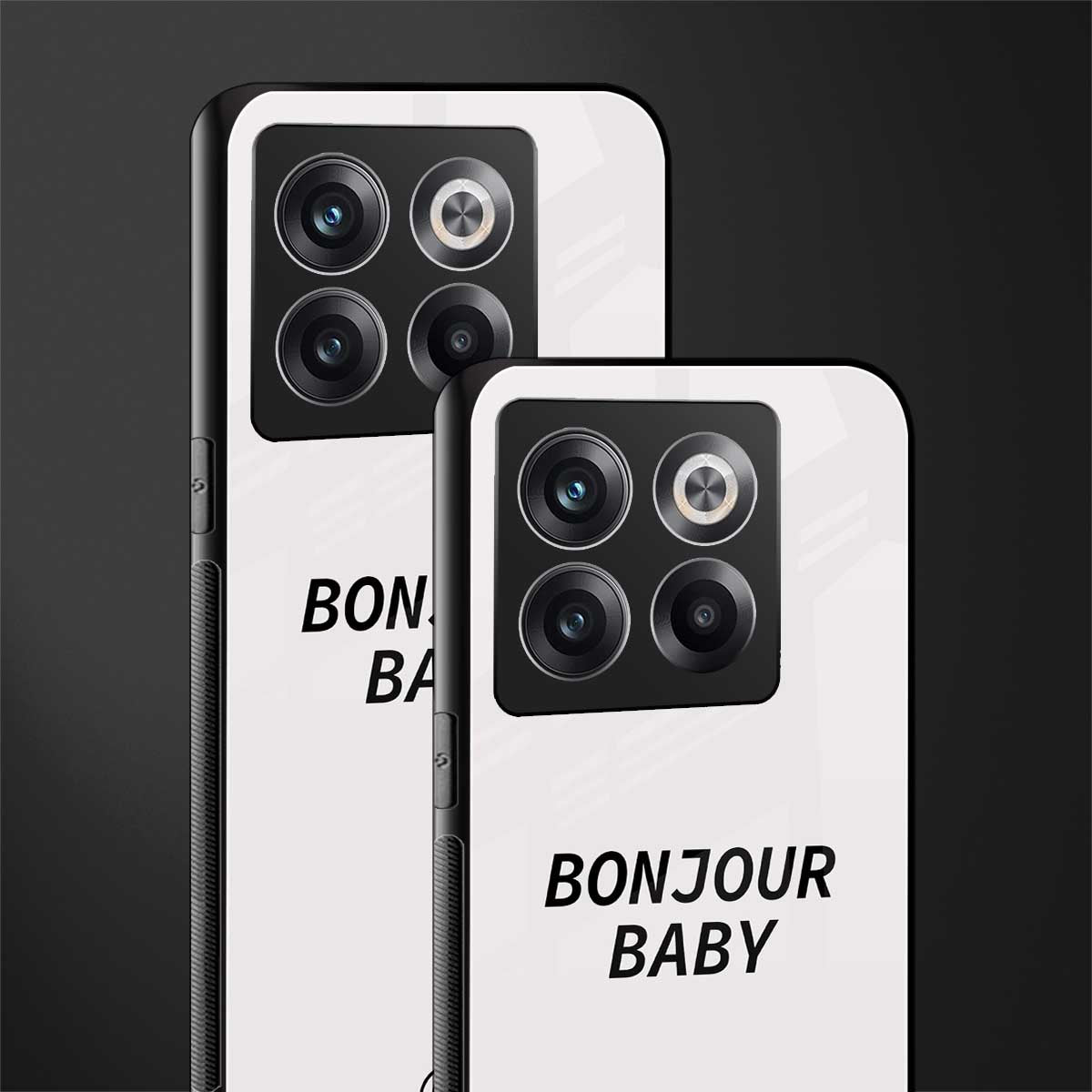 bonjour baby back phone cover | glass case for oneplus 10t