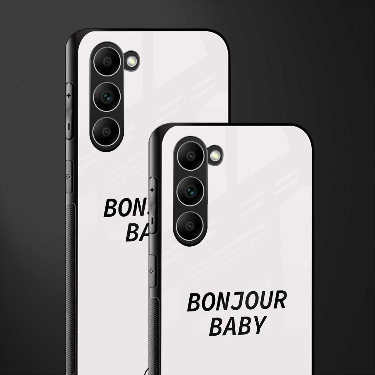 bonjour baby glass case for phone case | glass case for samsung galaxy s23