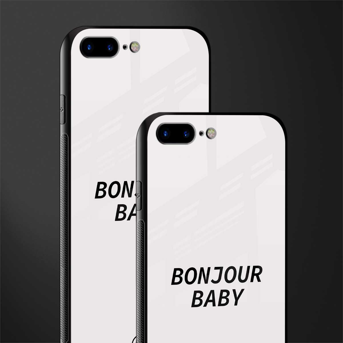 bonjour baby glass case for iphone 7 plus image-2