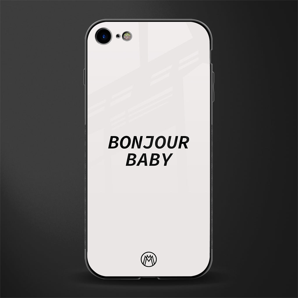 bonjour baby glass case for iphone se 2020 image